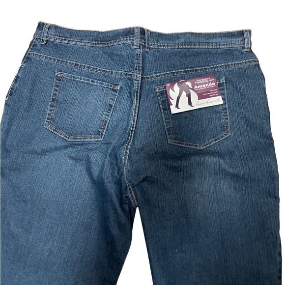 Gloria Vanderbilt Classic Fit Straight Leg Blue Jenas Size 18 NWT - Picture 3 of 9